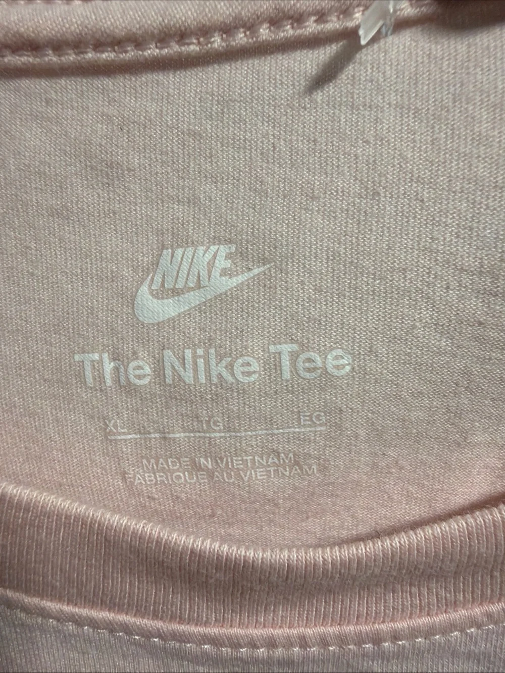 Nike Sportswear Mens Futura Icon Logo T-Shirt Light Pink Size Large
